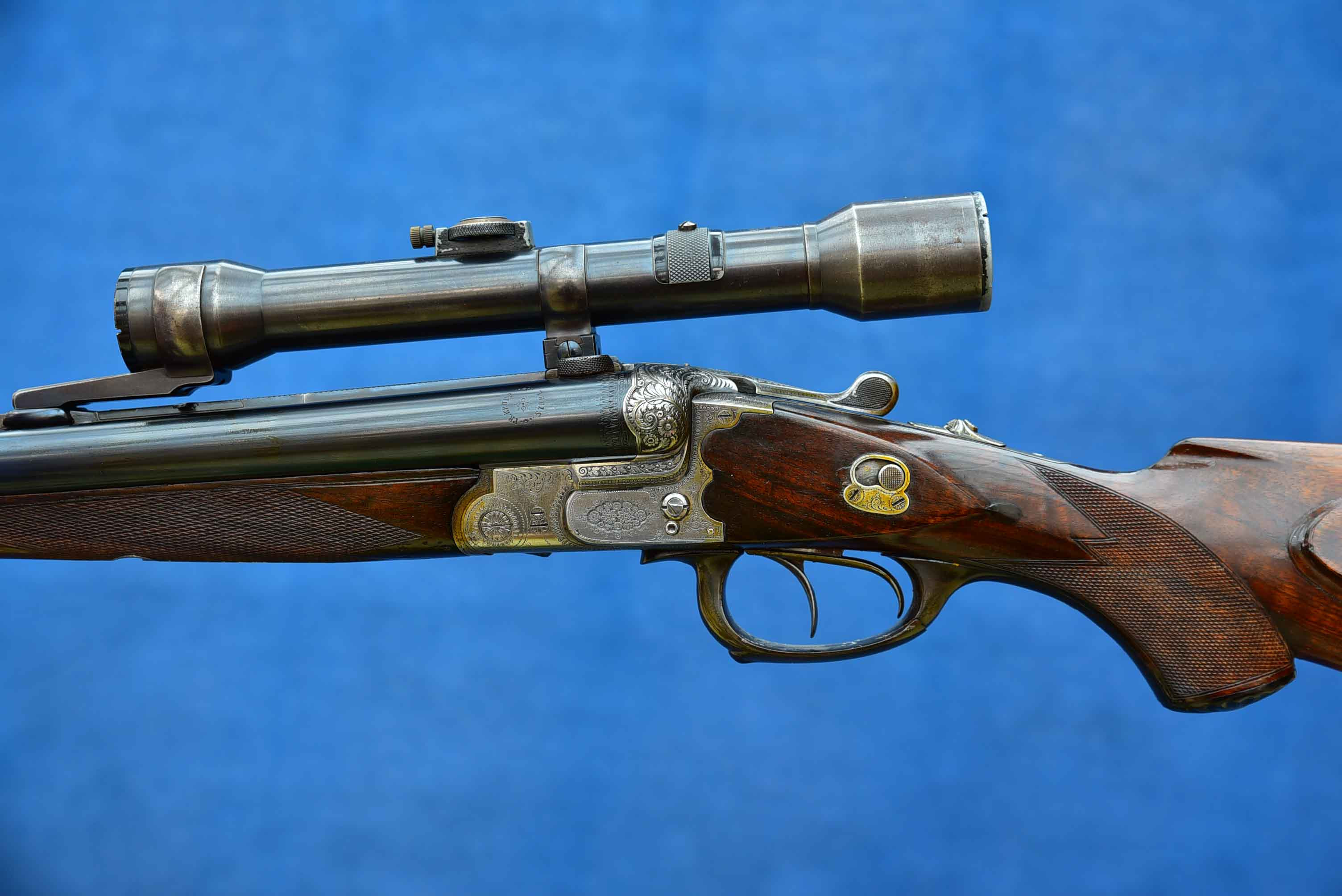 Krupp Laufstahl Drilling Gun