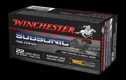 Firearm: Winchester HP Subsonic 42gr