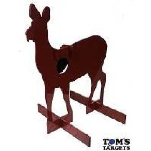 Firearm: Toms targets Life size target reactive kill area Chinese Water Deer Buck