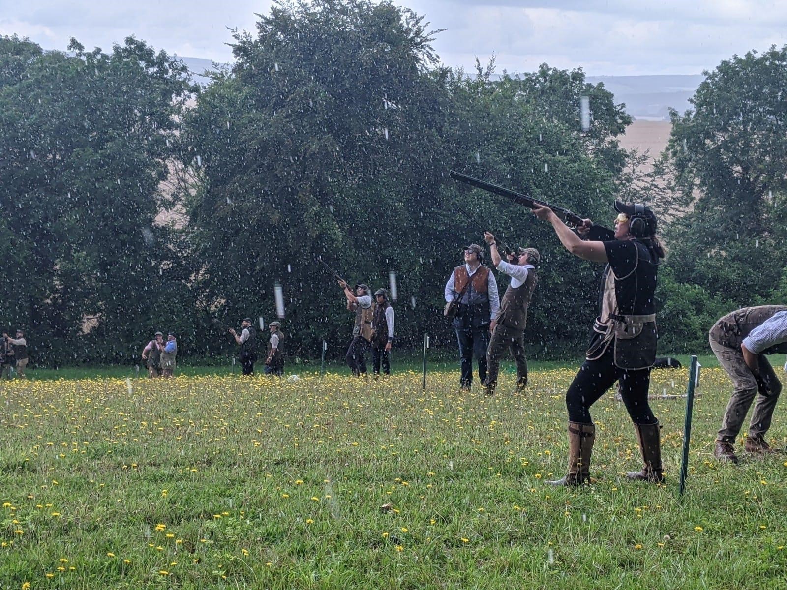 Simulated Game Bird Shooting