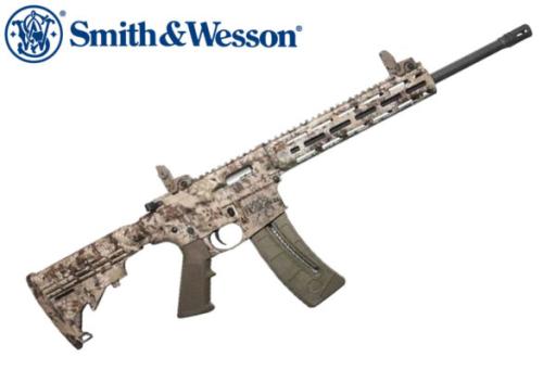Firearm: Smith and Wesson MandP 15-22 Sport Kryptek Highlander