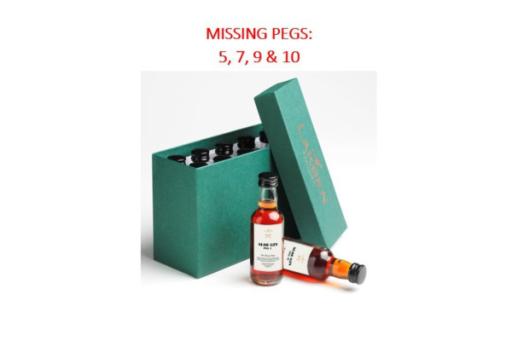 Firearm: Laksen Peg Me A Number Box 10 Small Sloe Gin Bottles