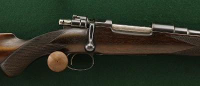 Firearm: J Rigby Mauser Sporting Best Flag Safety