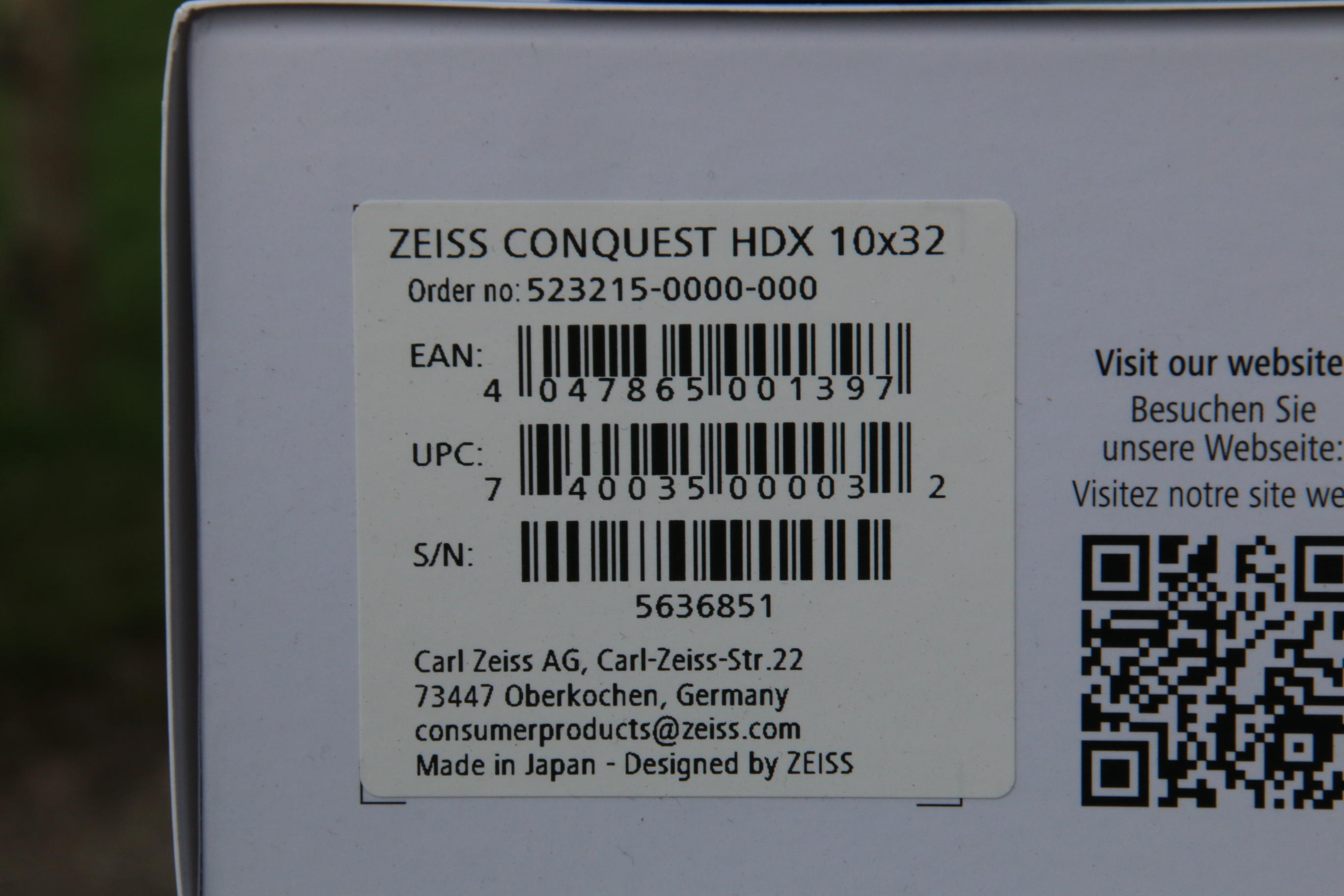 Zeiss Conquest HDX