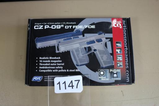 Firearm: ASG CZ P-09