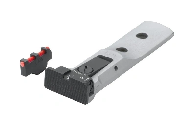 Firearm: LPA Sights Rear and front sight for Smith and Wesson Revolver 629 - 686 - 586 - 627 - 66 - 67 - 696 - 17 - 19 - 657 - 610 - 625 - 29 - 27 and new caliber .50 Red fiber optic front sight fitted by means of a roll pin - Classic MP35F