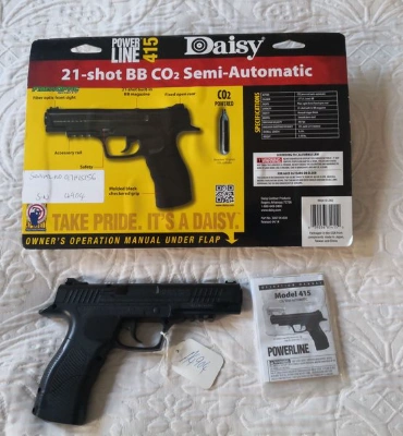 Firearm: Crosman 415 4.5mm BB Repeater Air Pistol