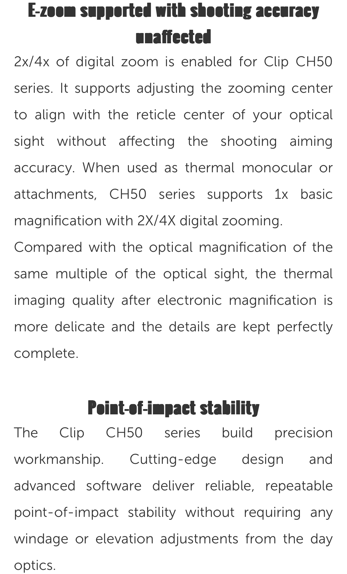 InfiRay CH50