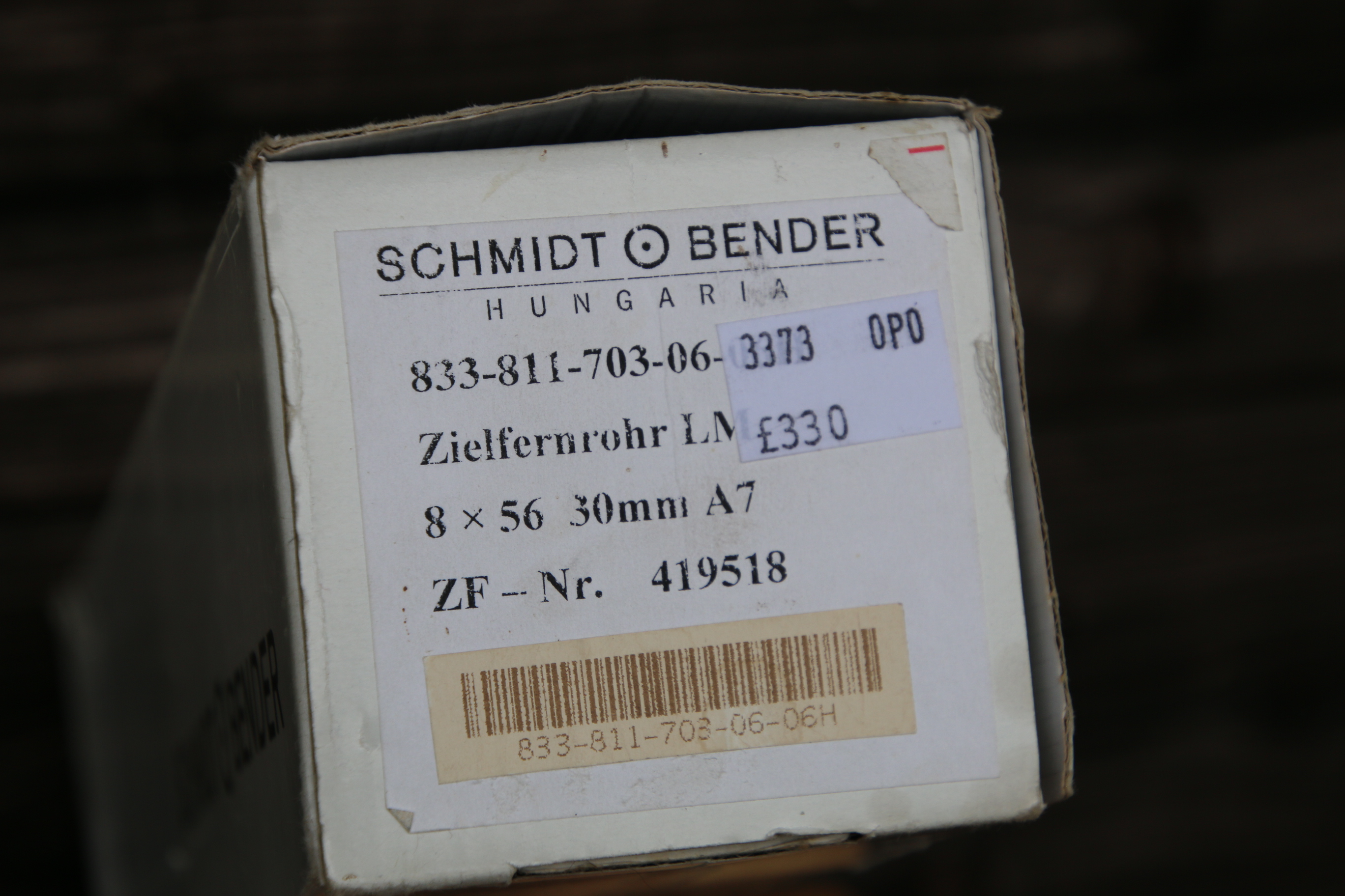 Schmidt and Bender 8 x 56 Hungarian