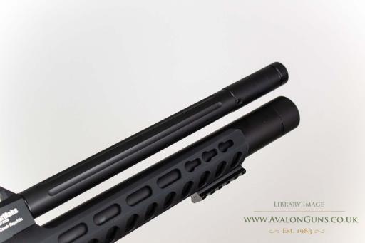 Firearm: AirMaks Katran Sub Compact Blue Laminate