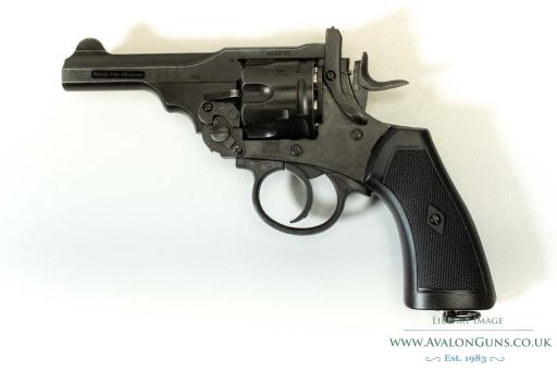 Firearm: Webley Mk VI 455 Police Revolver 4 Aged