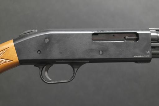 Firearm: Mossberg 500 Pump Hushpower Wood