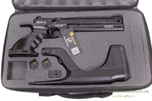 Firearm: Reximex Mito Blue laminated