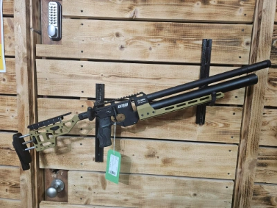 Firearm: AirMaks Katran Pro Standard Olive Cerakote