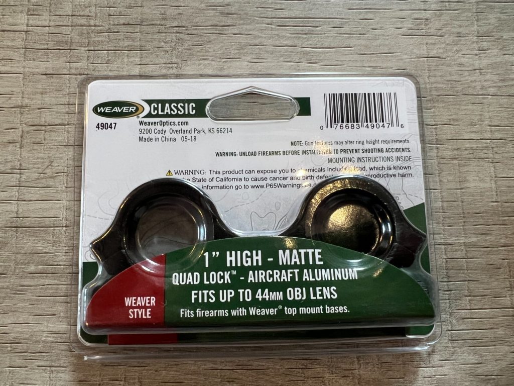 Weaver Classic Quad Lock Rings