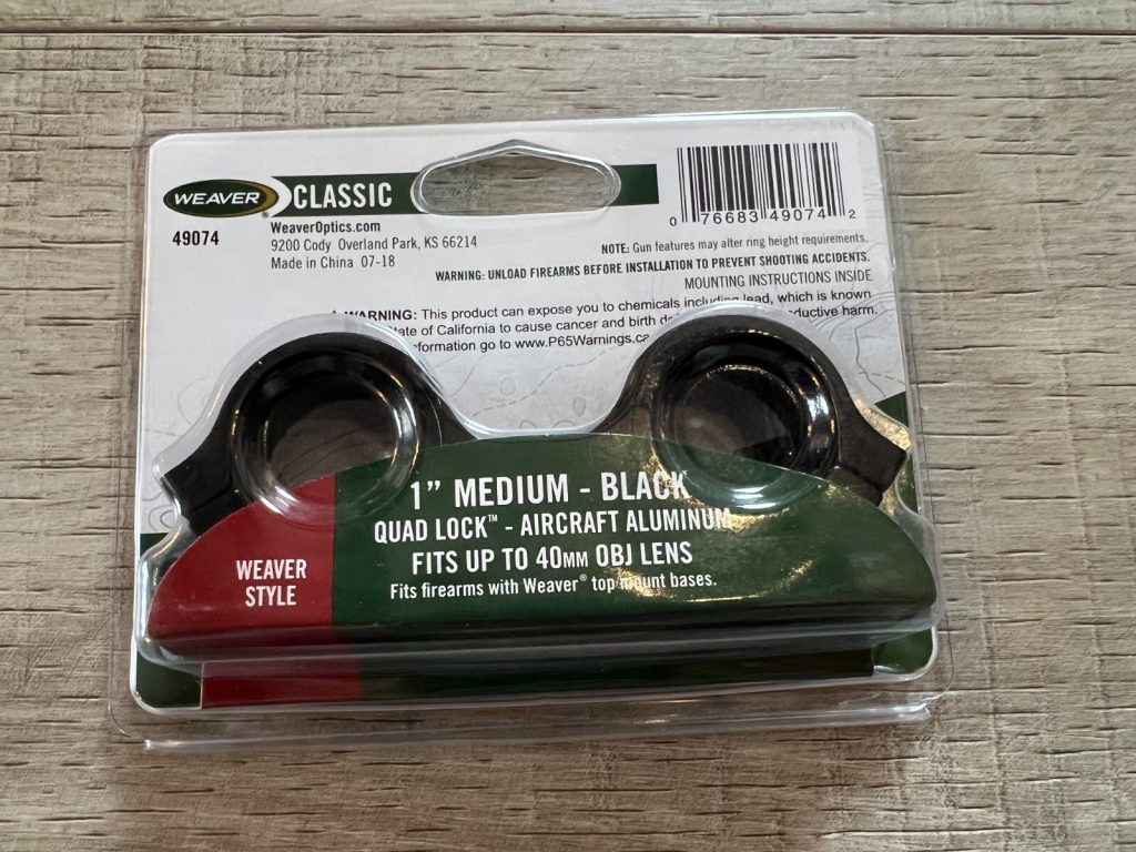 Weaver Classic Quad Lock Rings
