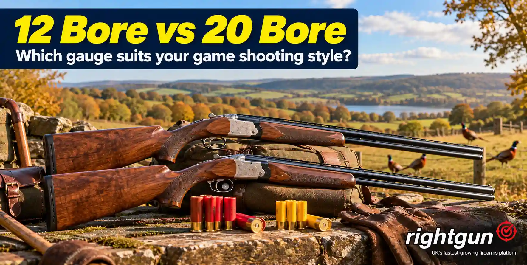 What is the difference between 12 bore and 20 bore for game shooting?