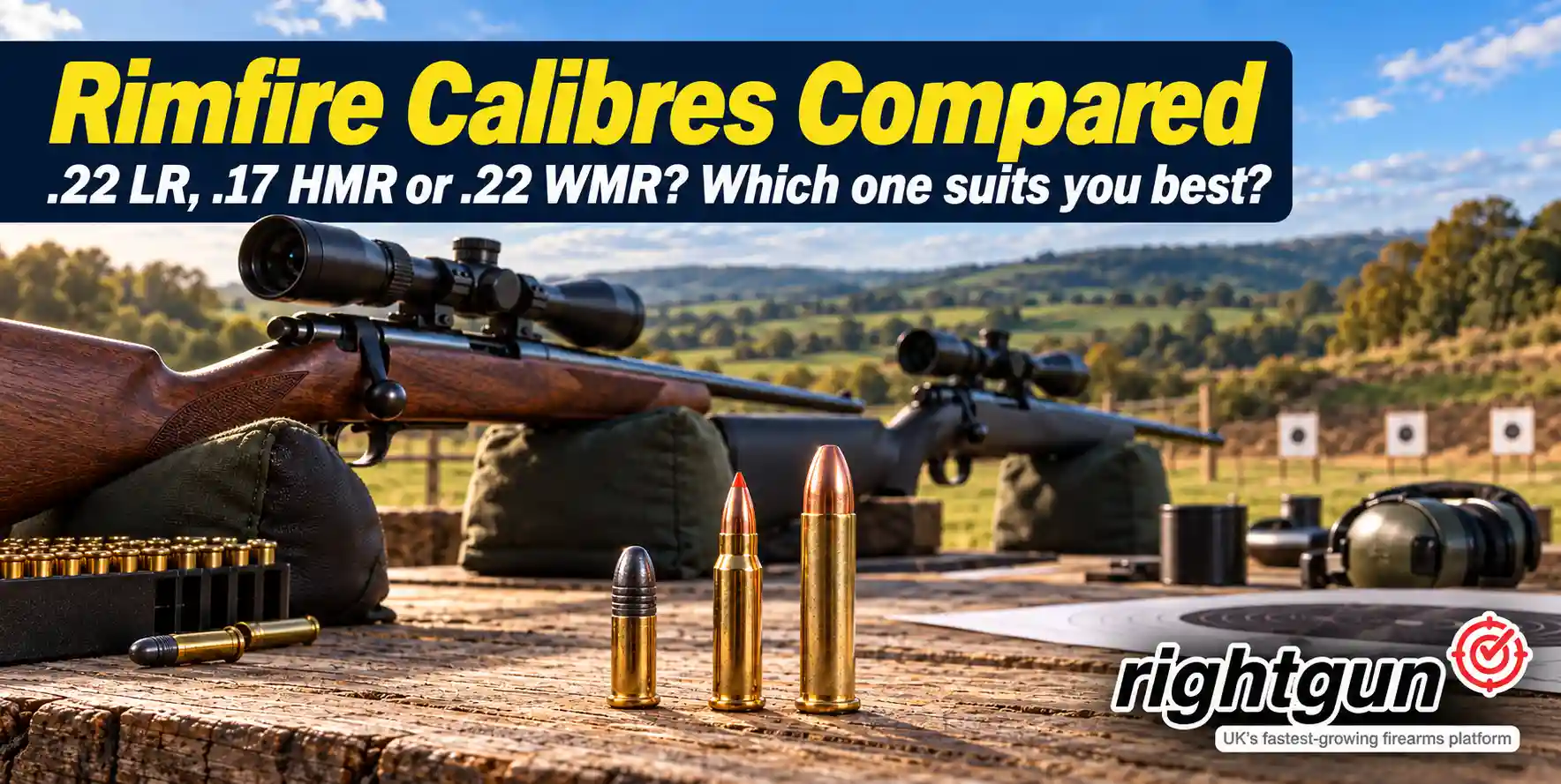 .22 LR vs .17 HMR vs .22 WMR: Which rimfire calibre is right for you in the UK?