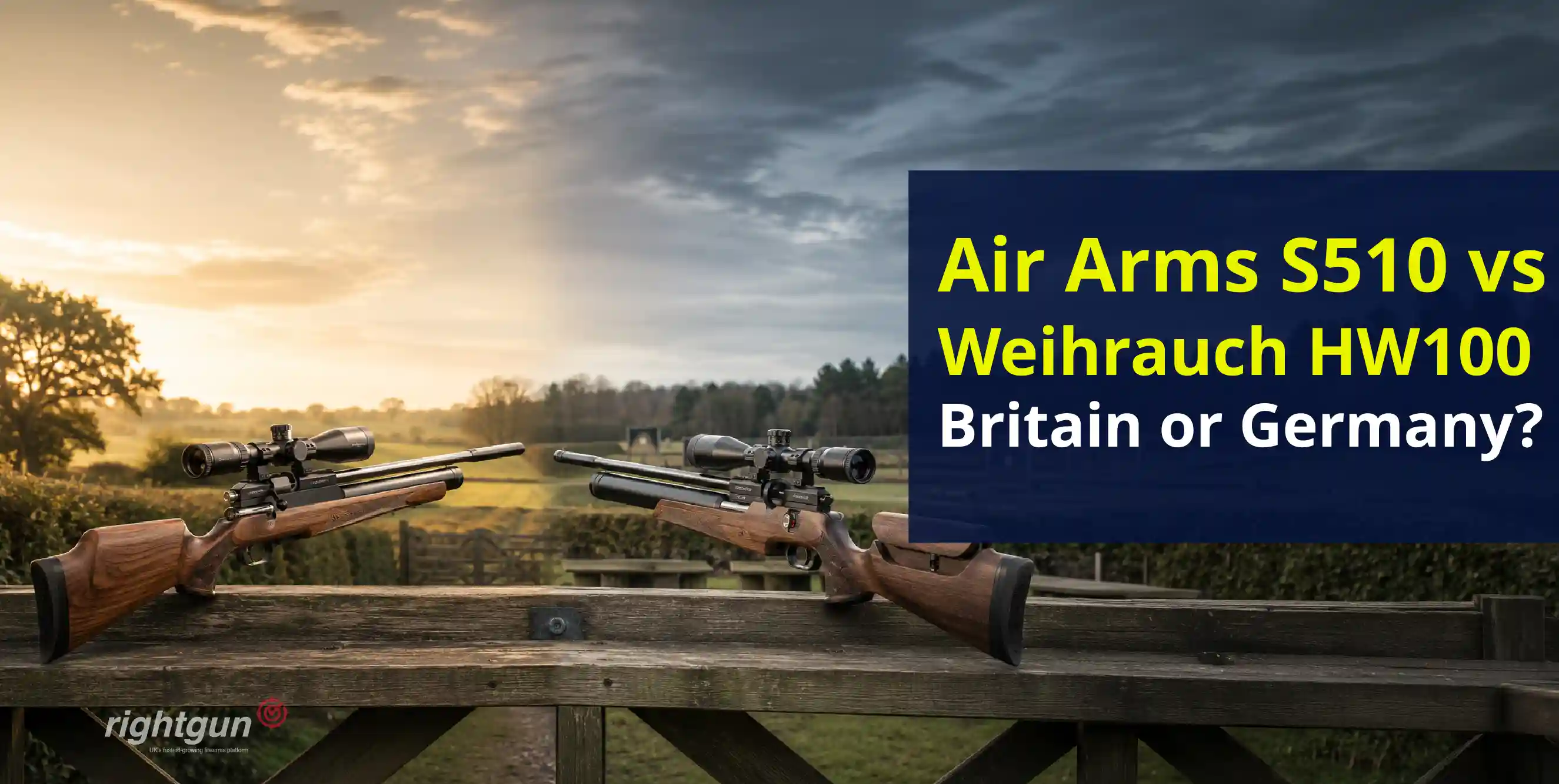 Air Arms S510 vs Weihrauch HW100: Britain and Germany's finest go head to head