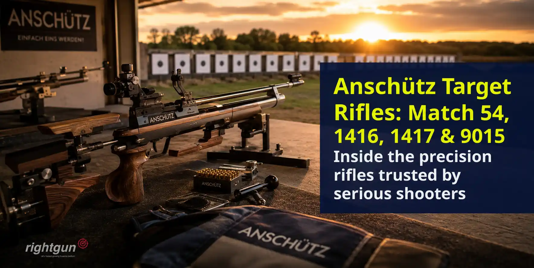 Anschütz target rifles compared: Match 54, 1416, 1417 and 9015