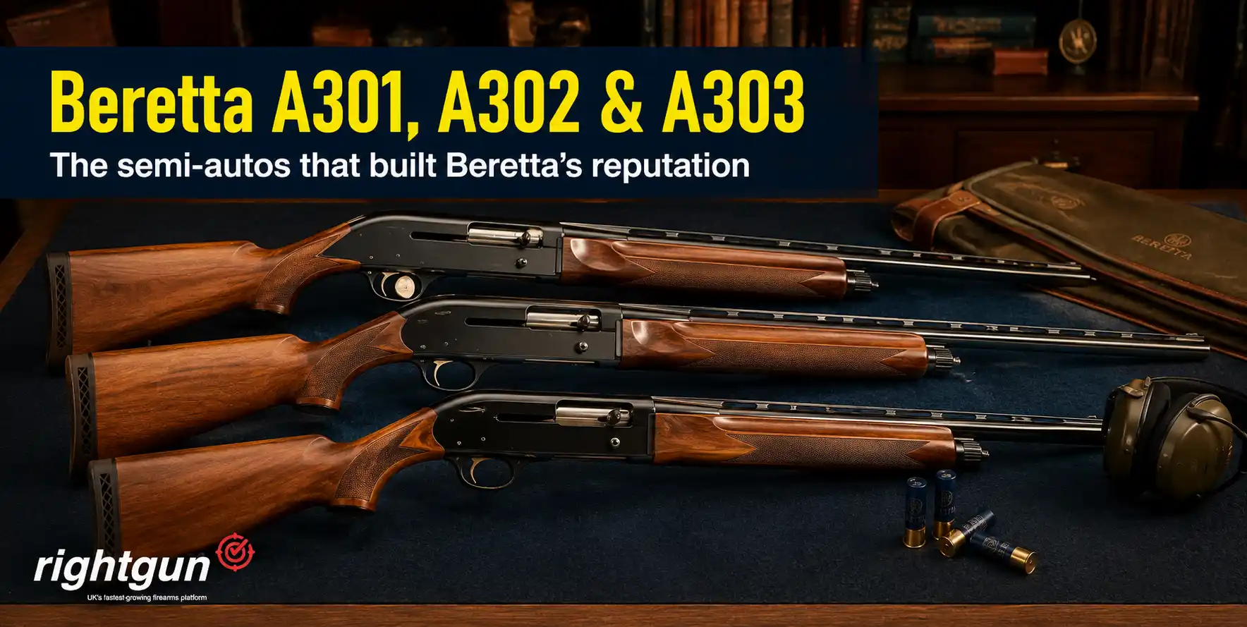 Beretta A301, A302 and A303: The classic semi-autos explained