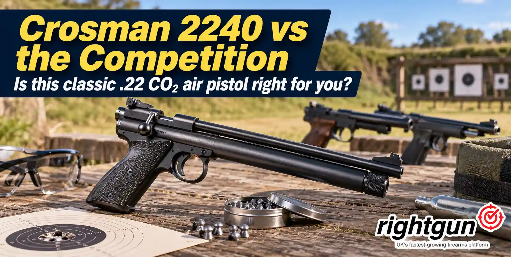 Crosman 2240 vs the alternatives: Is it the right .22 CO2 air pistol for you?