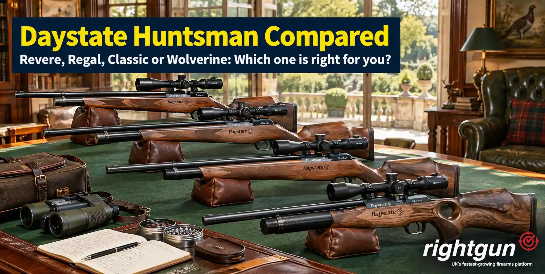 Daystate Huntsman Revere vs Regal vs Classic vs Wolverine: Which one to buy?