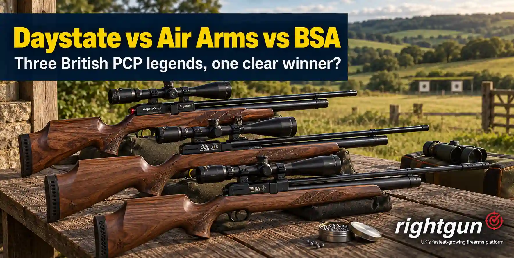 Daystate vs Air Arms vs BSA: Which British PCP air rifle should you buy?