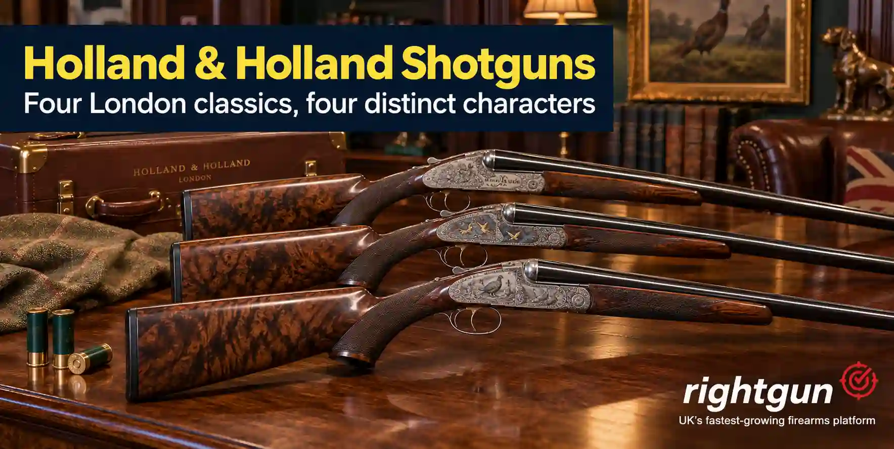 Holland & Holland shotguns compared: Royal, Modern Royal, Dominion and Sporter