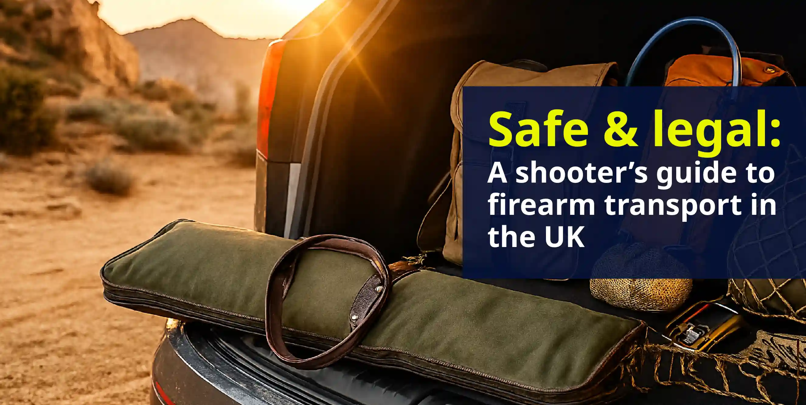 How to transport firearms legally in the UK