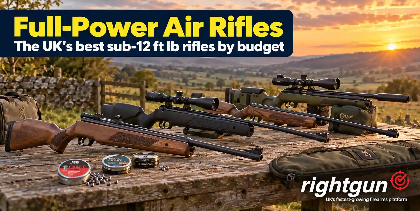 Most powerful legal air rifles UK: The best full-power sub-12 ft lb rifles by budget