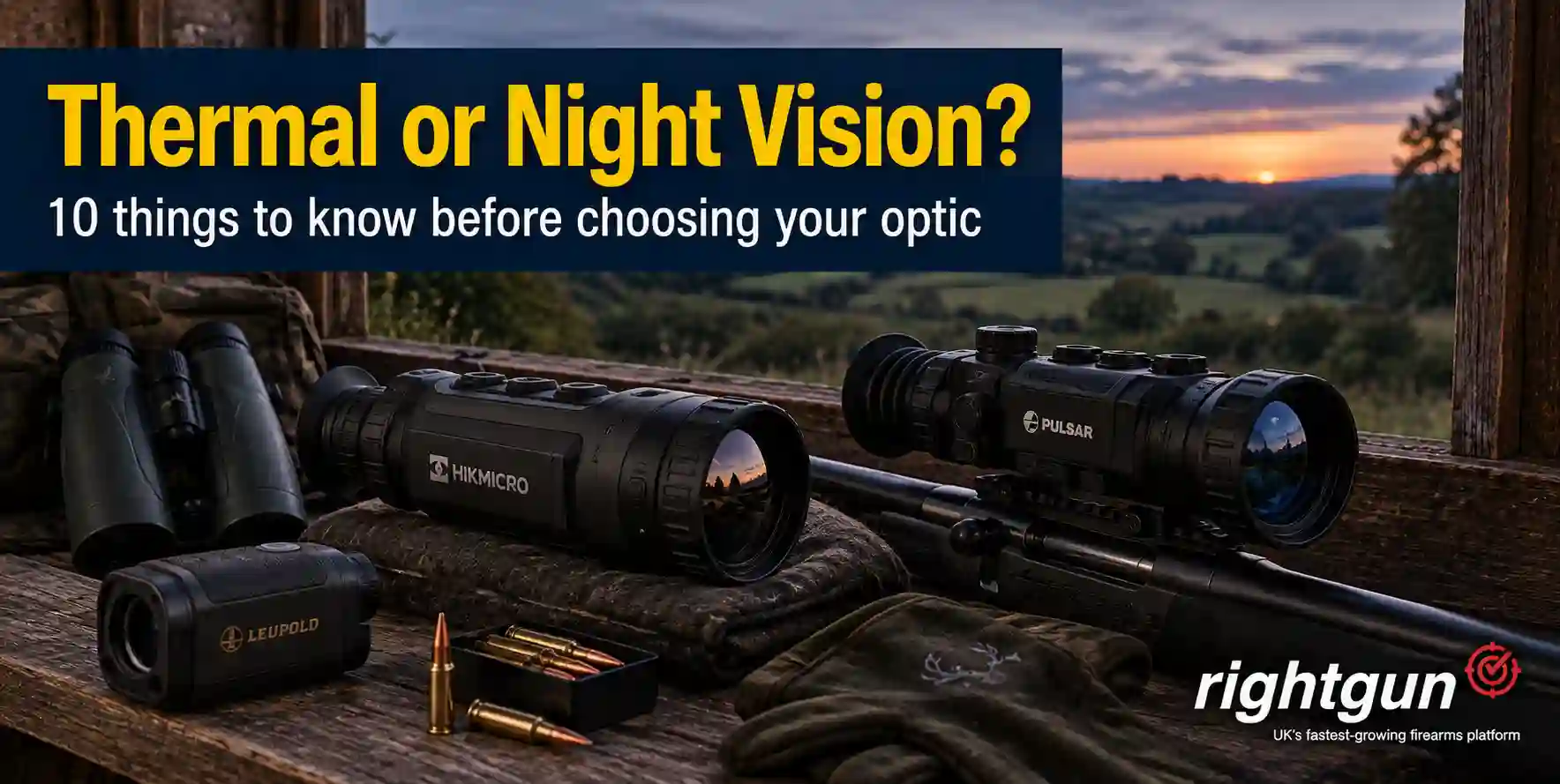Thermal or Night Vision? 10 questions UK hunters ask before buying a scope