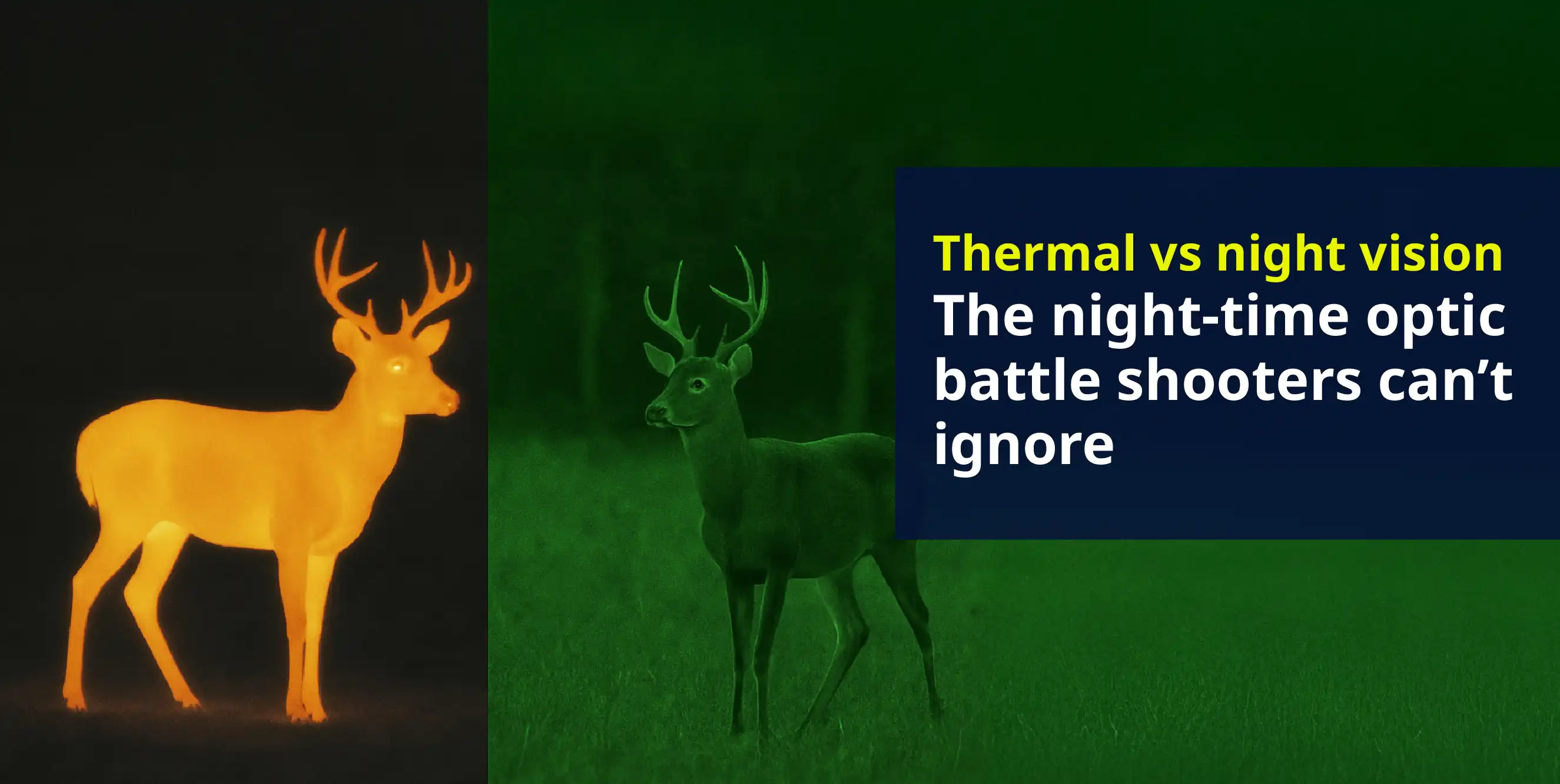 Thermal vs night vision scopes: Which performs better at night and how weather conditions affect performance