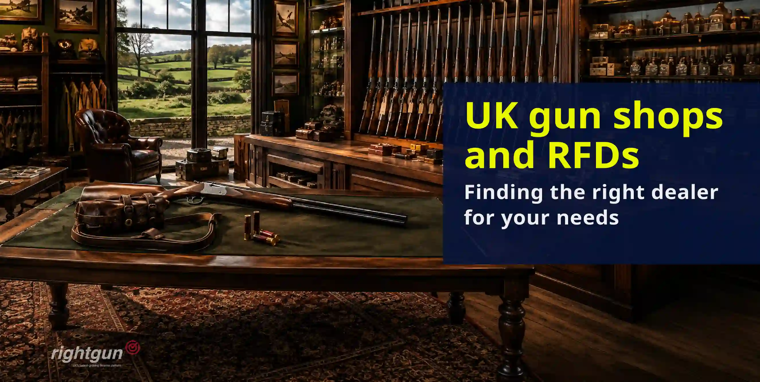 UK gun shops and Registered Firearms Dealers: How to find the right one