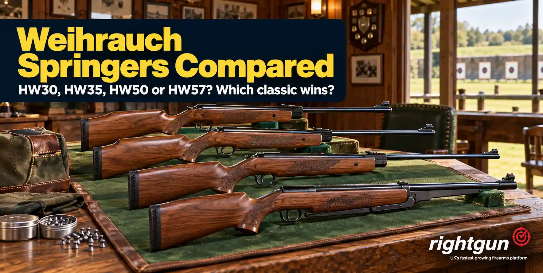 Weihrauch HW30 vs HW35 vs HW50 vs HW57: Which classic springer should you buy?