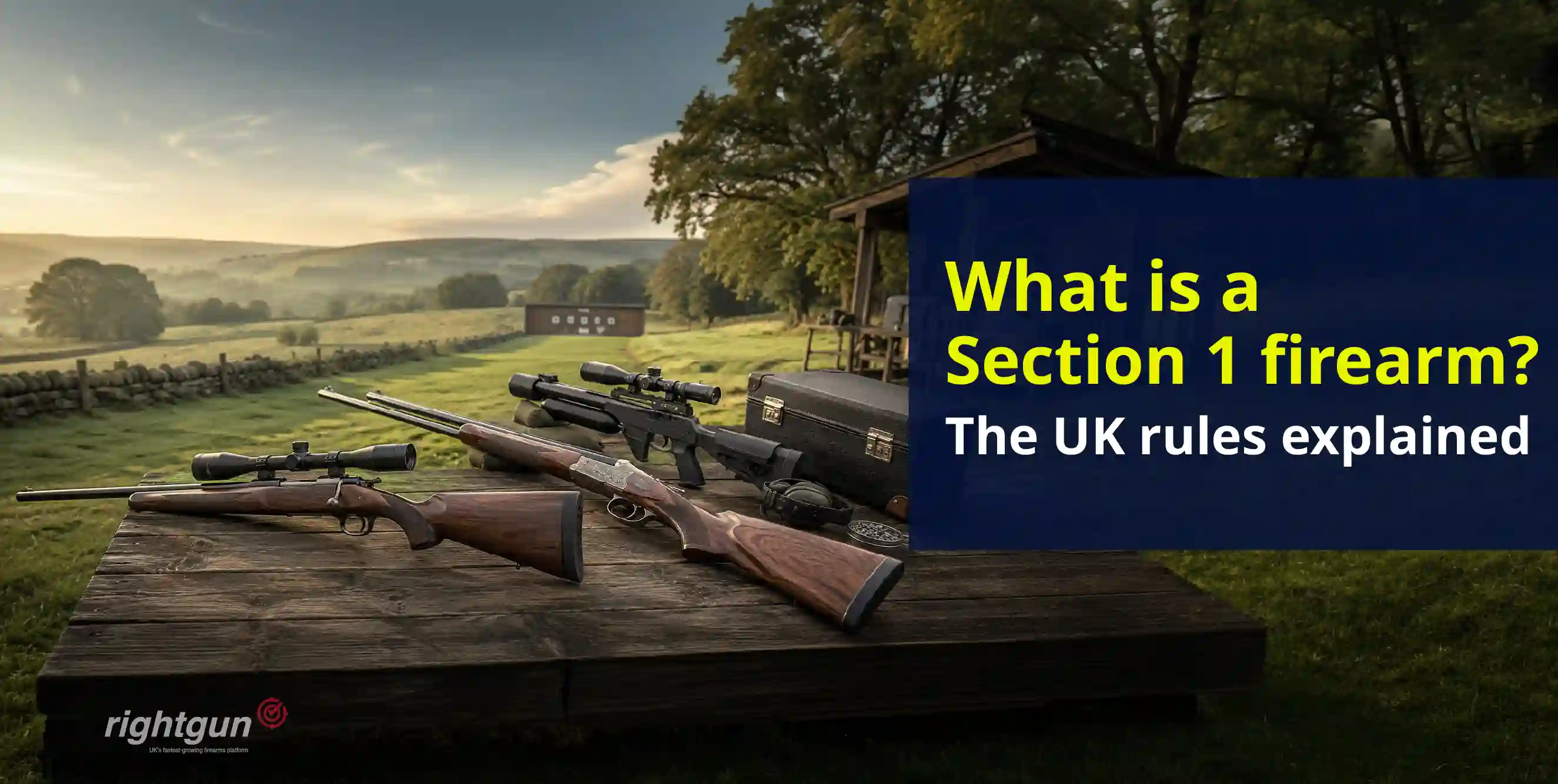 What is a Section 1 firearm? UK firearm categories explained