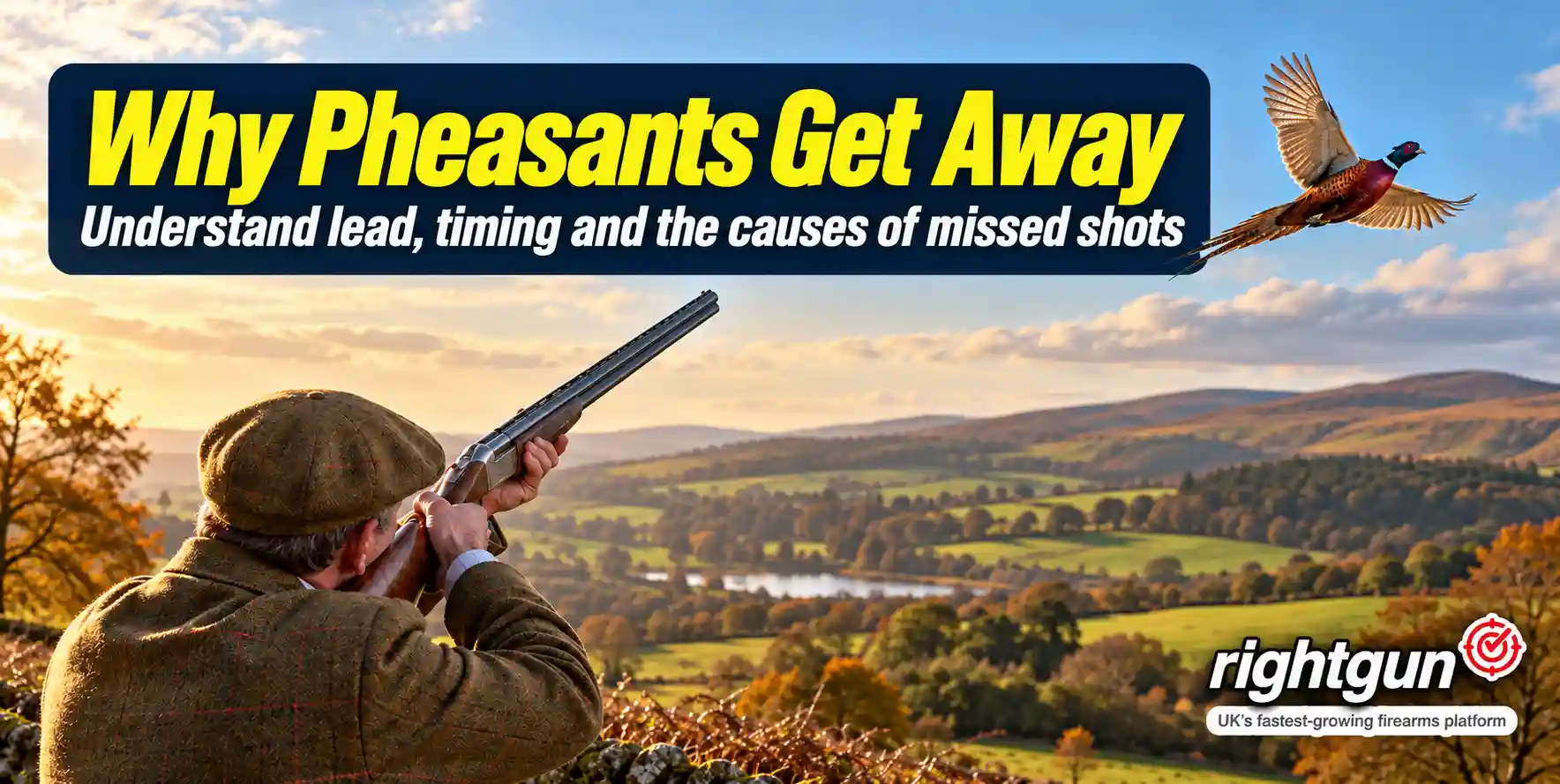 Did you know most missed pheasants are missed behind?