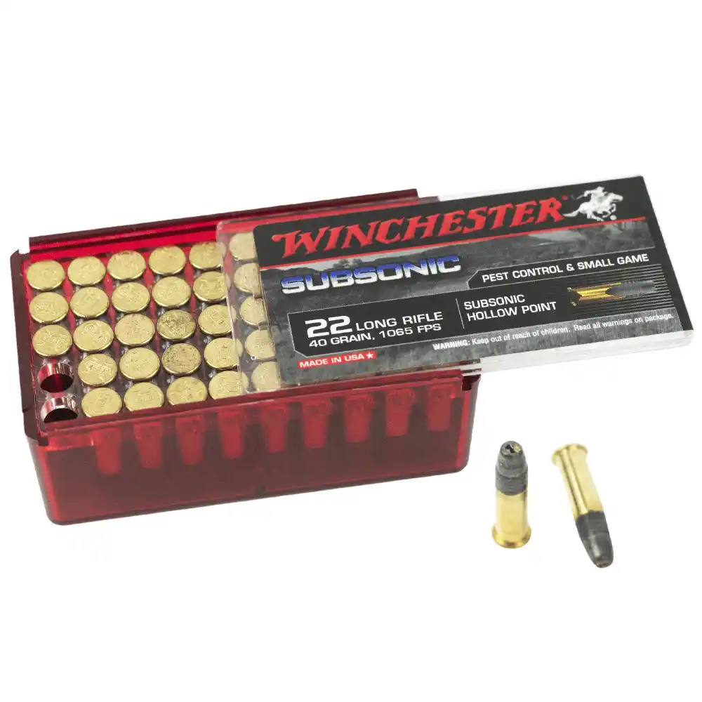 Firearm: Winchester Subsonic 40g